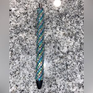 Blue, Green & Pink Rhinestone Gel Pen